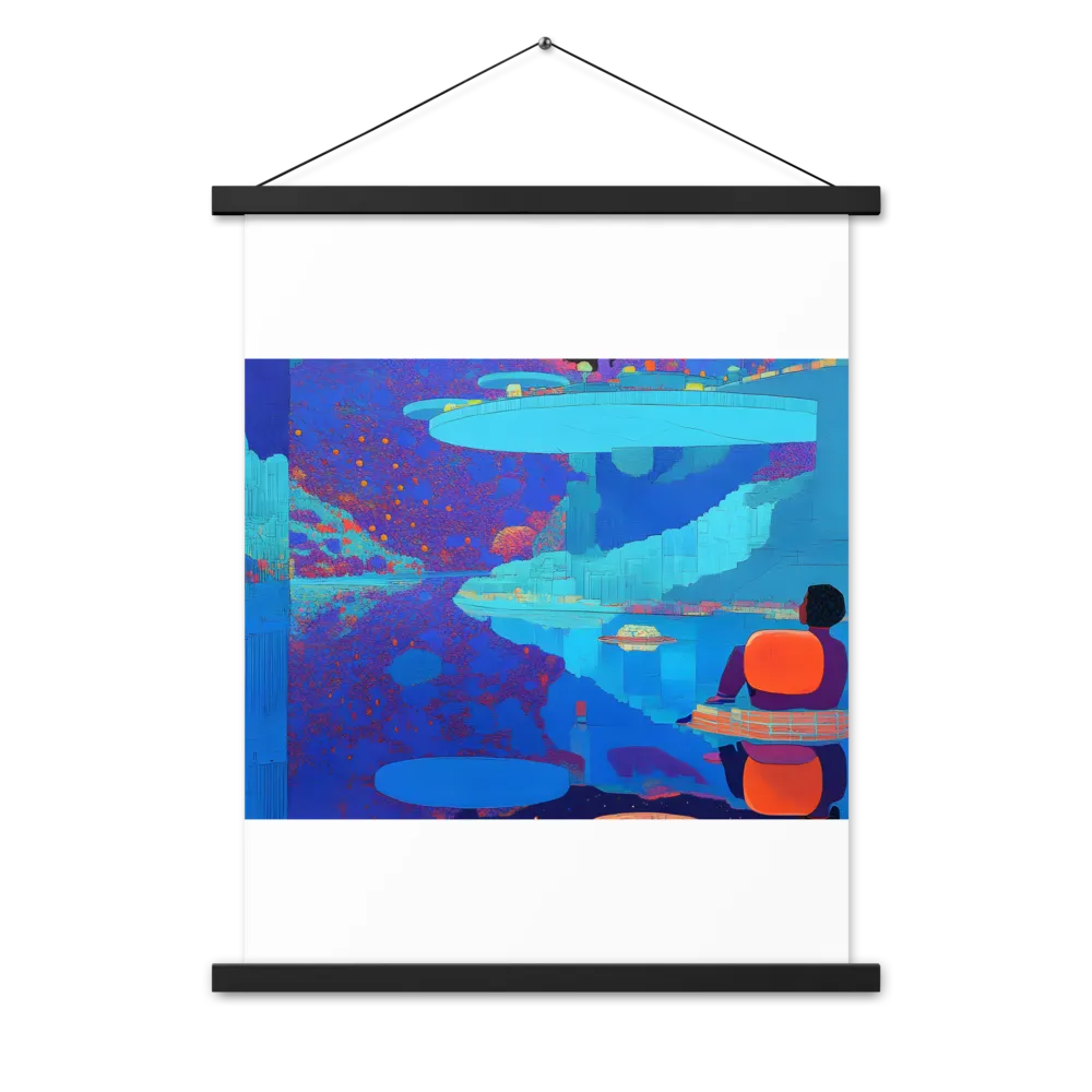 Reflections of Serenity | Poster With Black Wood Hanger | 18″×24″