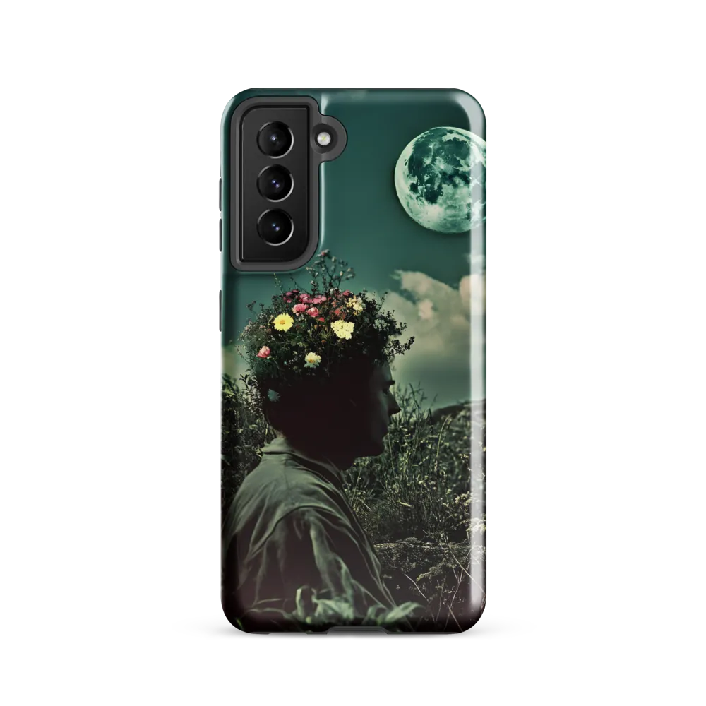 Moonlit Blossom | Phone Case |  S21 | Tough Case | Glossy