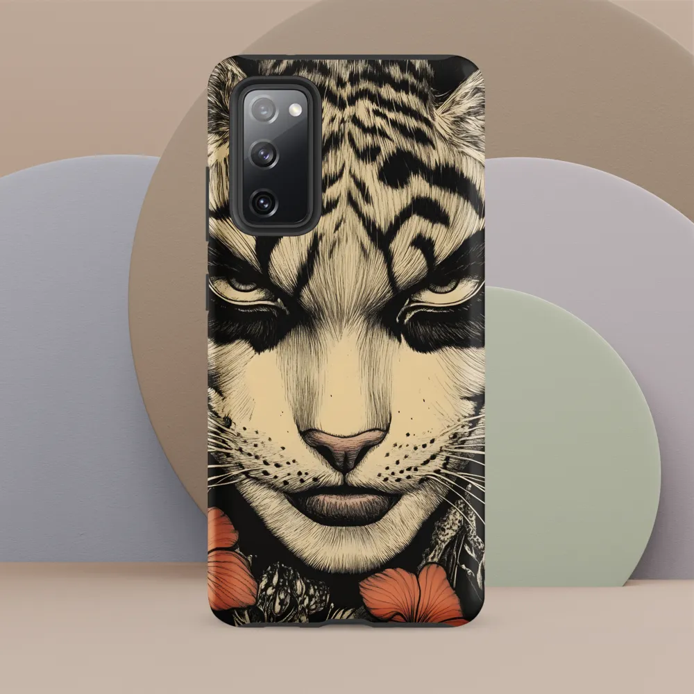 Feline Majesty: The Human-Leopard Connection | Phone Case |  S20 FE | Tough Case | Matte