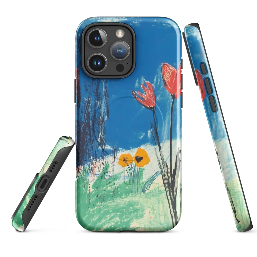 Joyful Blossoms in Blue