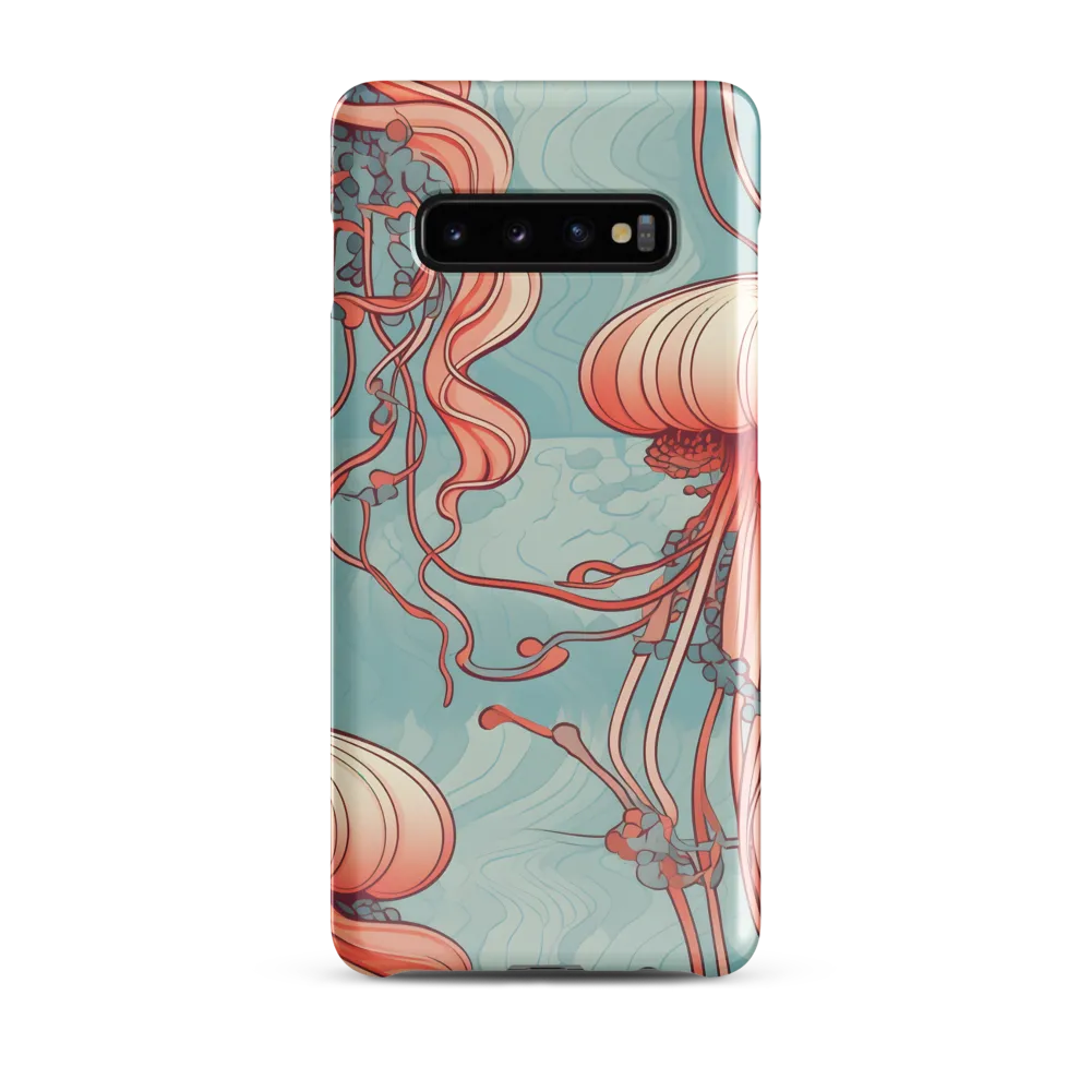 Ethereal Dance of Jellyfish | Phone Case |  S10 Plus | Snap Case | Glossy