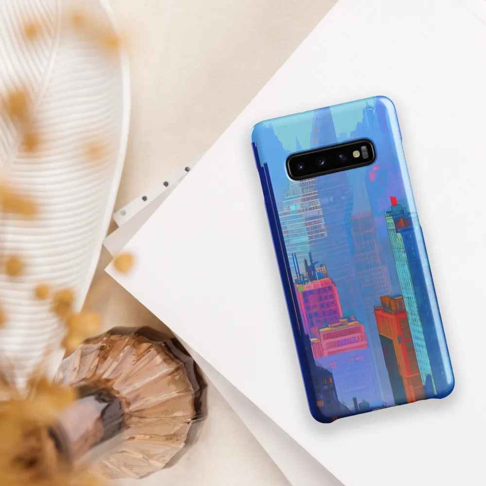 Urban Dreamscape: A Futuristic City | Phone Case |  S10 Plus | Snap Case | Glossy