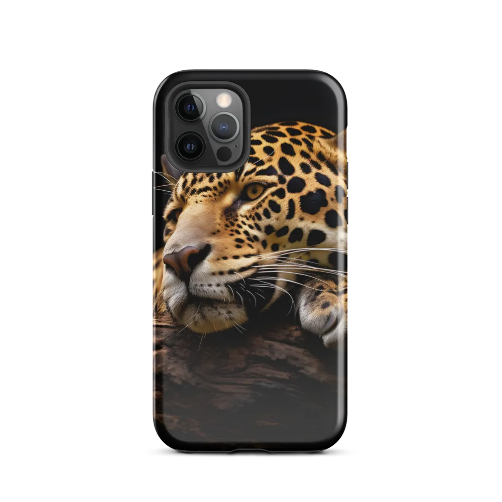 Tranquil Majesty: The Resting Leopard