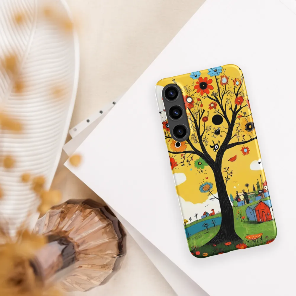 Whimsical Blooms of Life | Phone Case |  S24 Plus | Snap Case | Matte