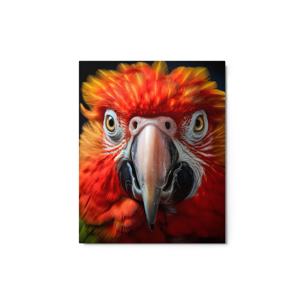 The Fiery Gaze of the Parrot