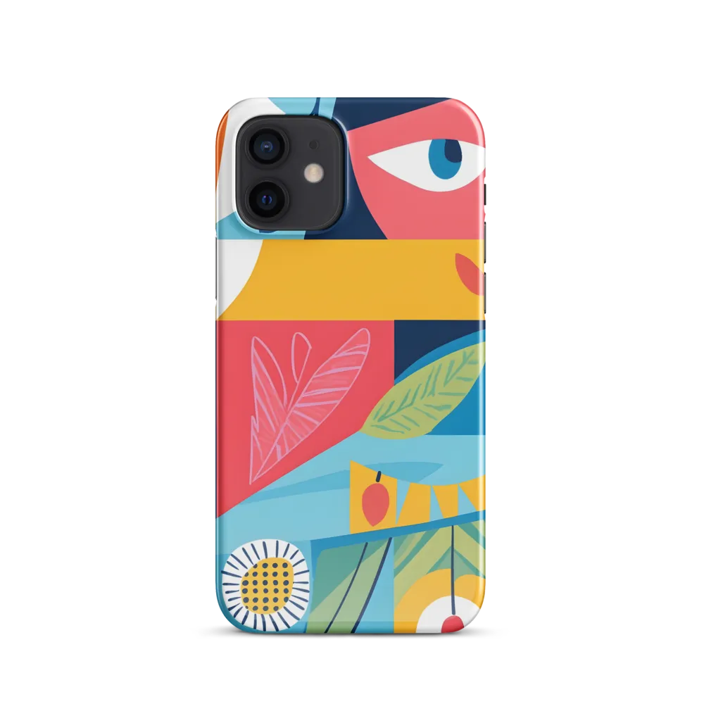 Vibrant Geometric Visage