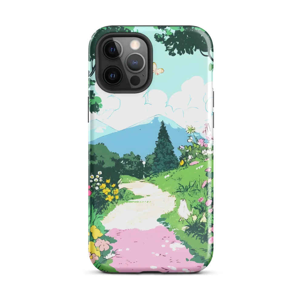 A Serene Journey Through Nature | Phone Case |  12 Pro Max | Tough Case | Glossy