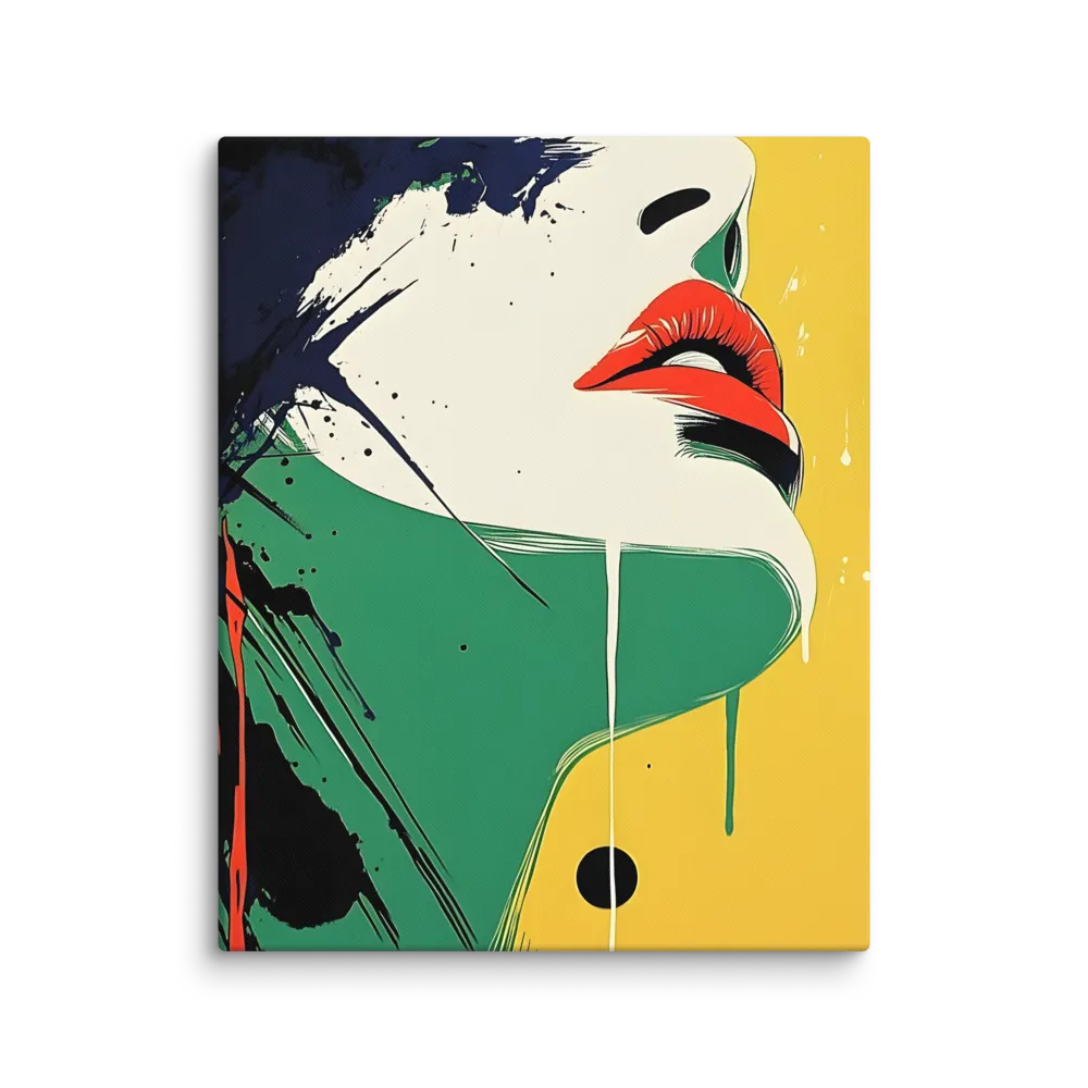 Bold Reflections: A Pop Art Portrait | Canvas | 16″×20″