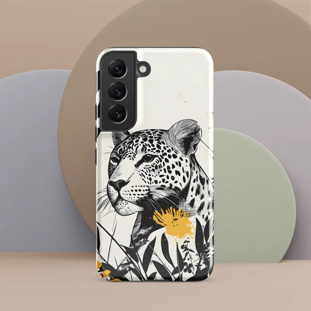 Majestic Leopard Amongst Flora