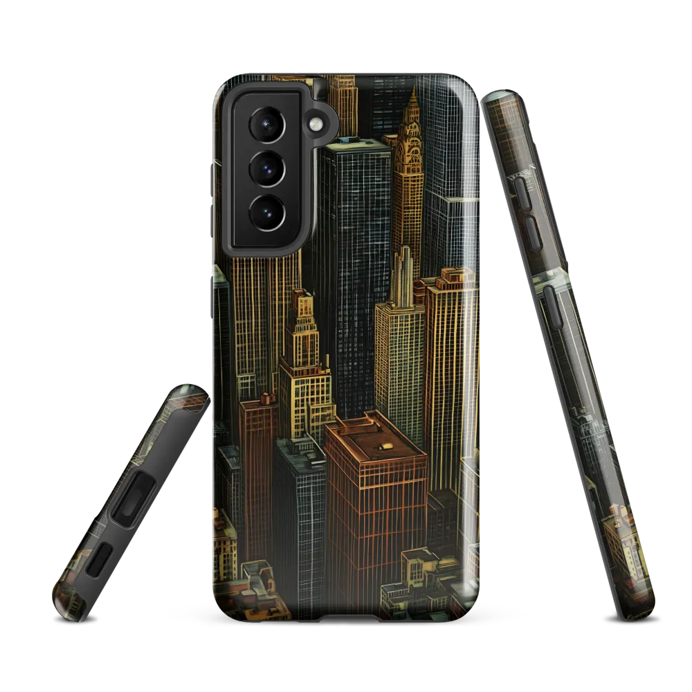 Urban Elegance: A Golden Cityscape