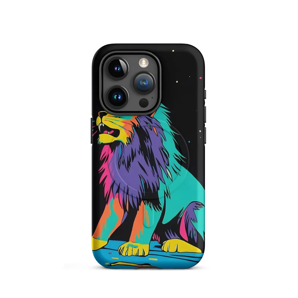 Roaring Colors: The Neon Lion