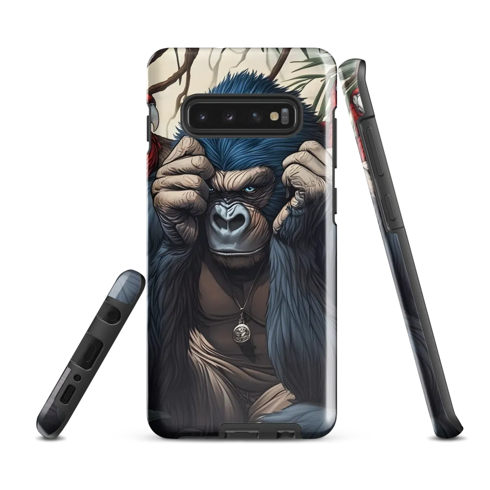 Fierce Guardian of the Jungle | Phone Case |  S10 Plus | Tough Case | Glossy