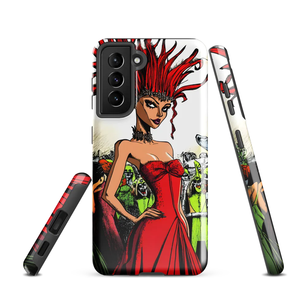 Fiery Elegance: A Fashion Statement