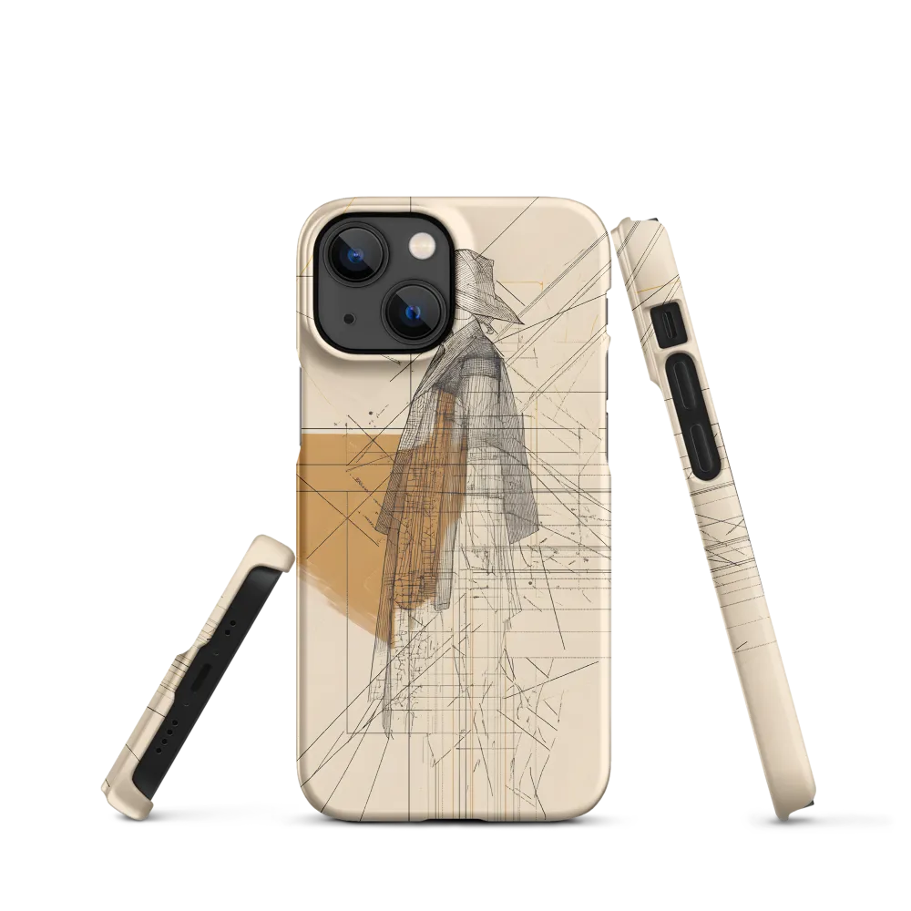 Abstract Profile: A Minimalist Exploration | Phone Case |  13 Mini | Snap Case | Matte