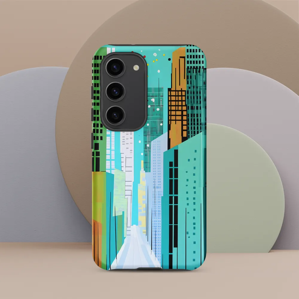 Urban Symphony in Turquoise