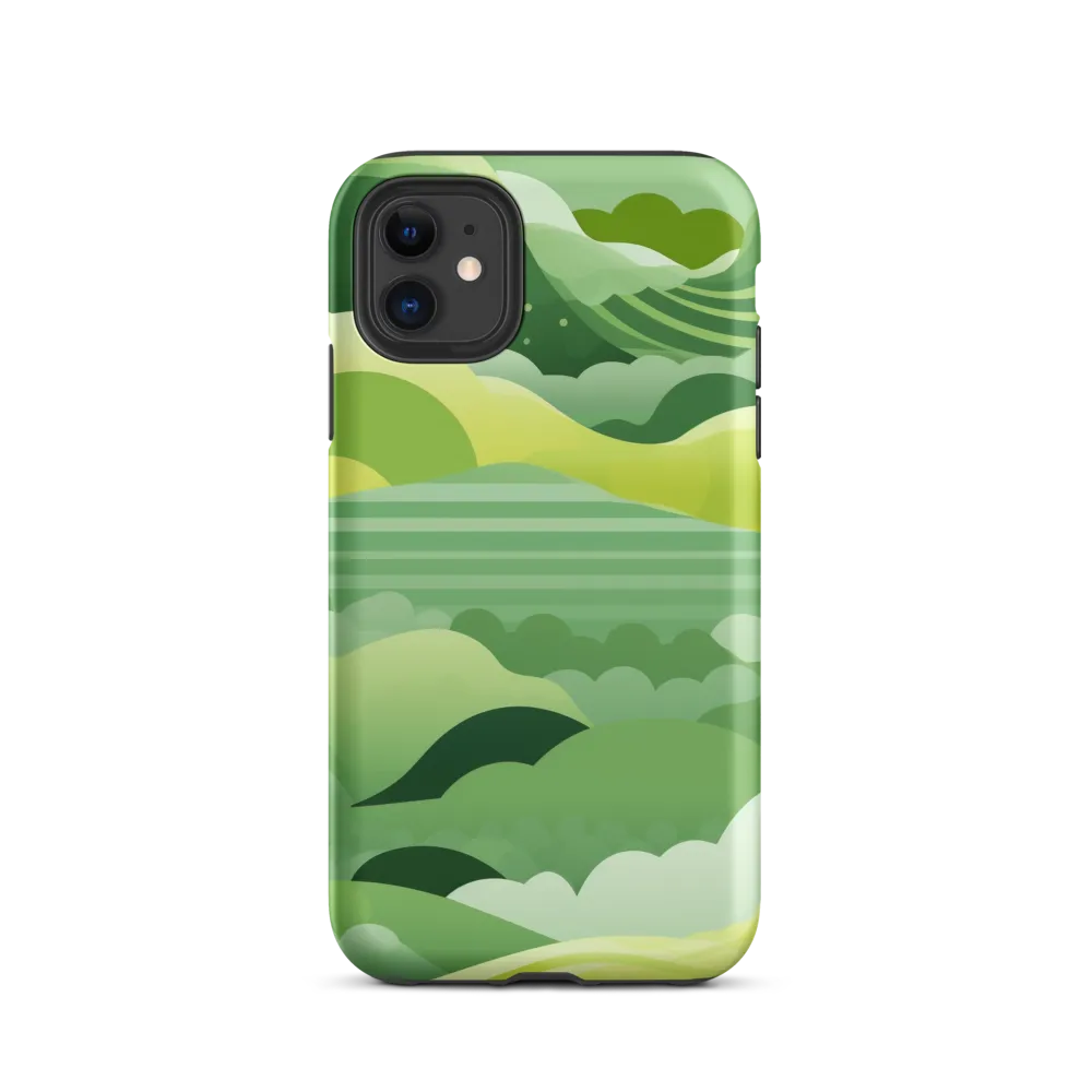 Tranquility in Green Waves