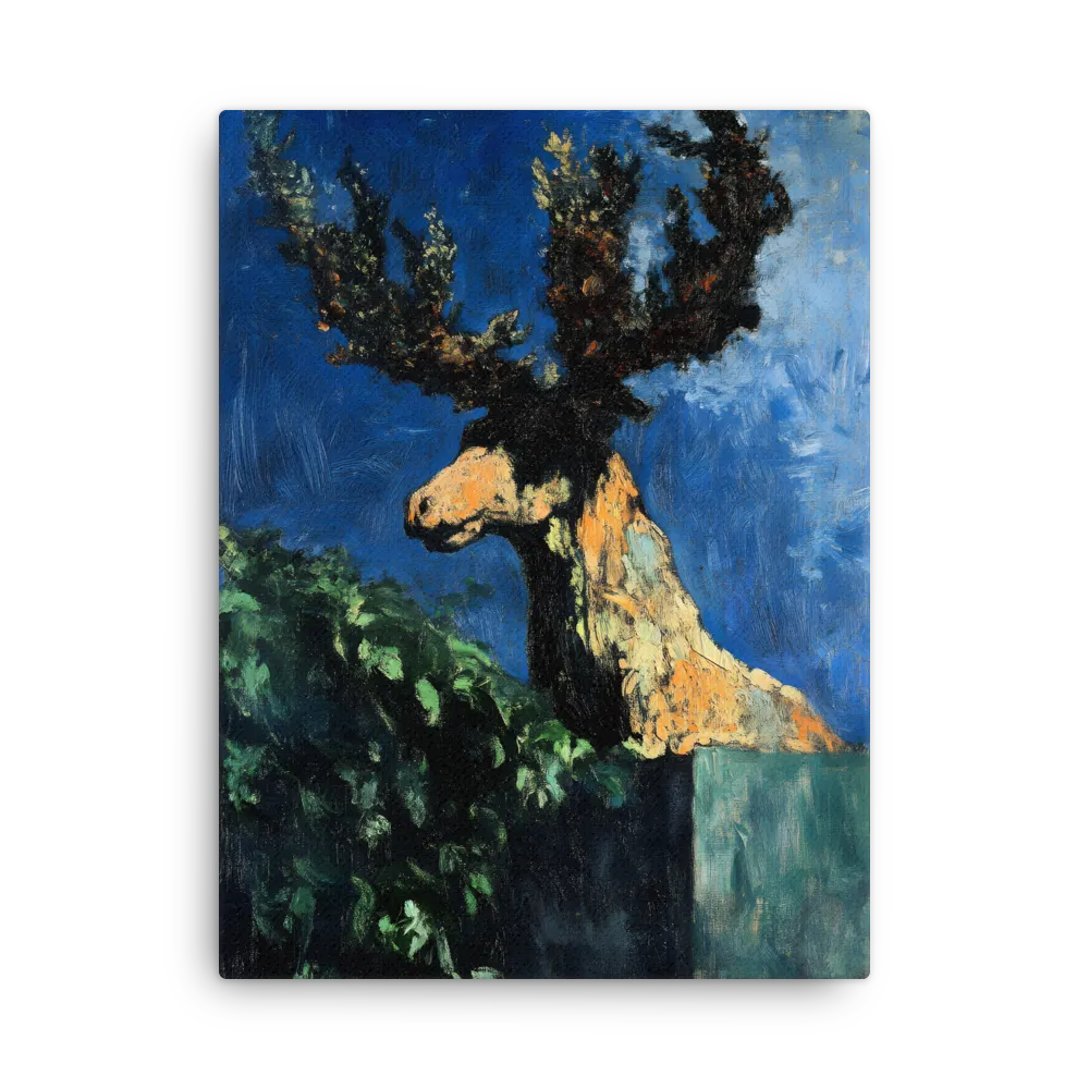 The Majestic Deer in Nature | Thin Canvas | 24″×32″