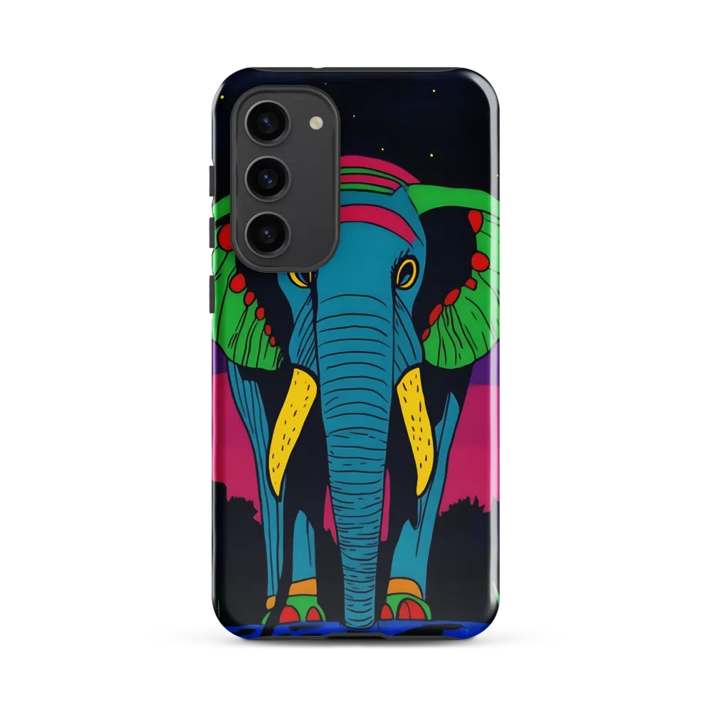 Whimsical Majesty: The Vibrant Elephant