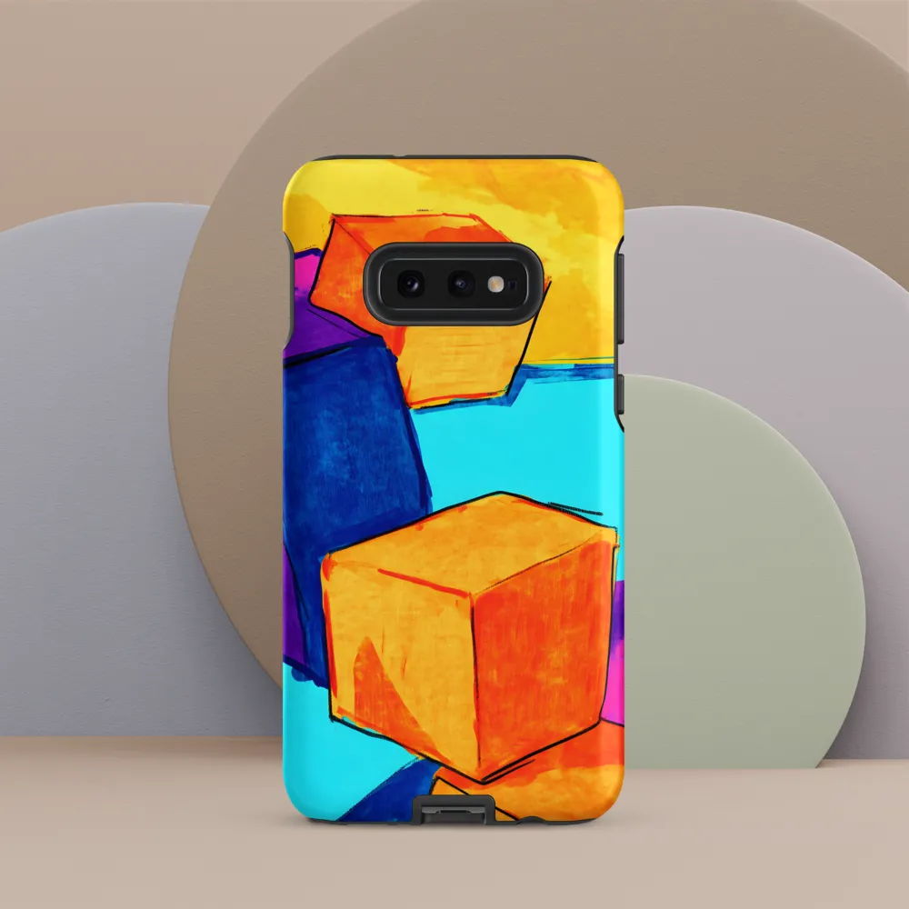 Playful Cubes in Vibrant Harmony