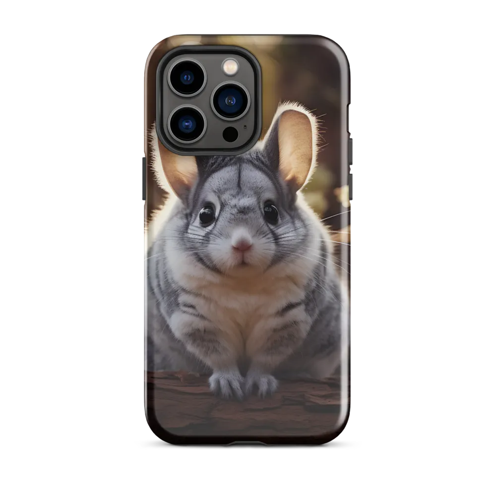 Curious Chinchilla in the Forest