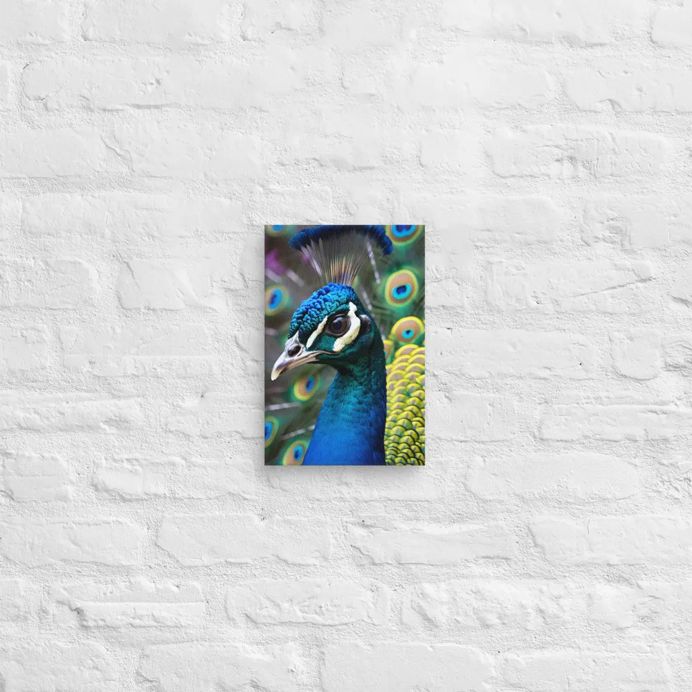 Regal Plumage: The Peacock's Splendor | Canvas | 8″×12″