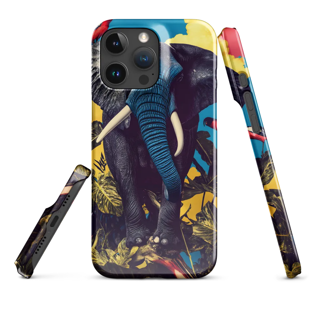 Elephant Dreams in Vibrant Colors | Phone Case |  16 Pro Max | Snap Case | Glossy