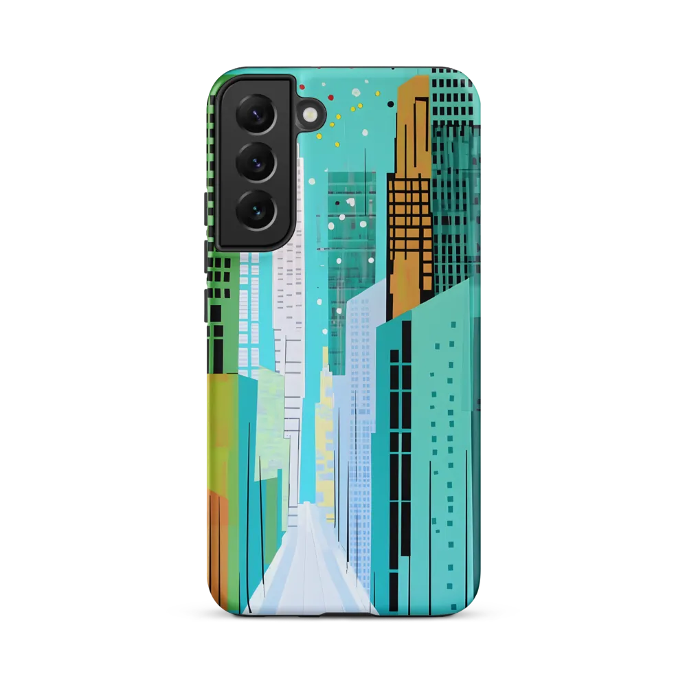 Urban Symphony in Turquoise