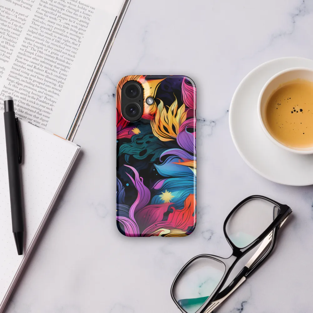 Floral Symphony | Phone Case |  16 | Snap Case | Glossy