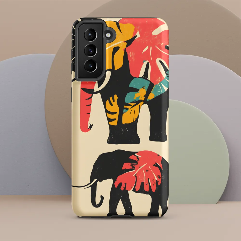 Tropical Elegance: The Elephant's Dance