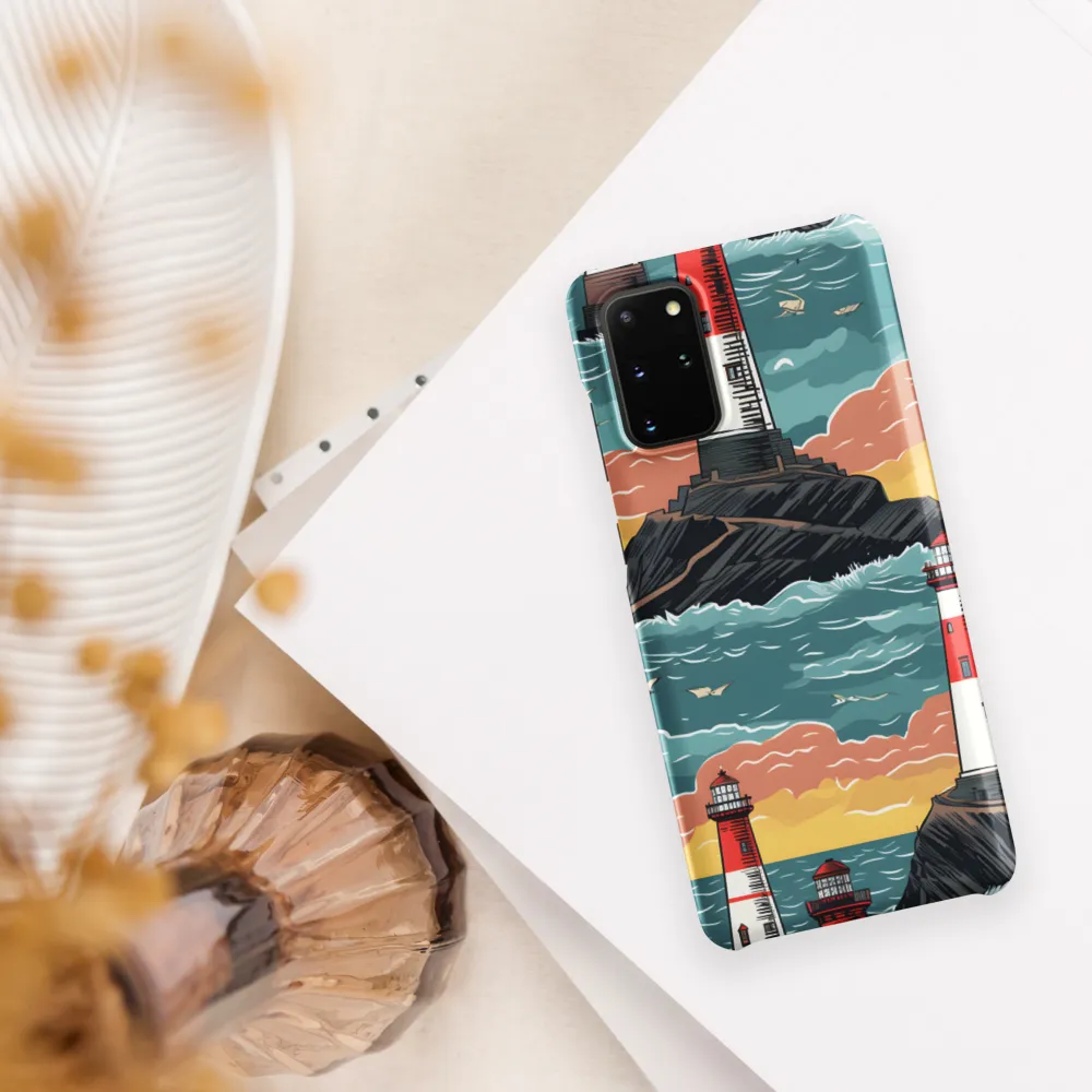 Lighthouses in a Whimsical Ocean