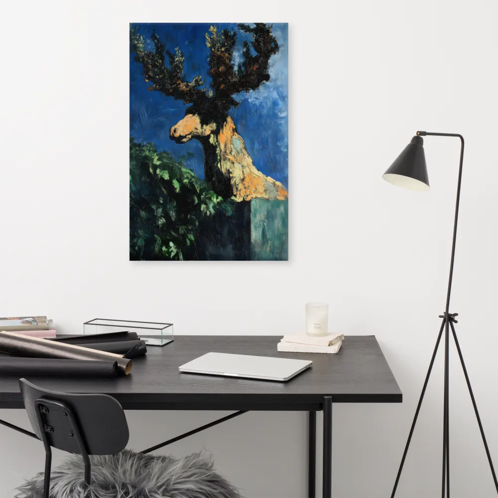 The Majestic Deer in Nature | Canvas | 24″×36″