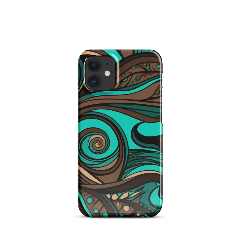 Fluctuating Currents | Phone Case |  12 Mini | Snap Case | Glossy