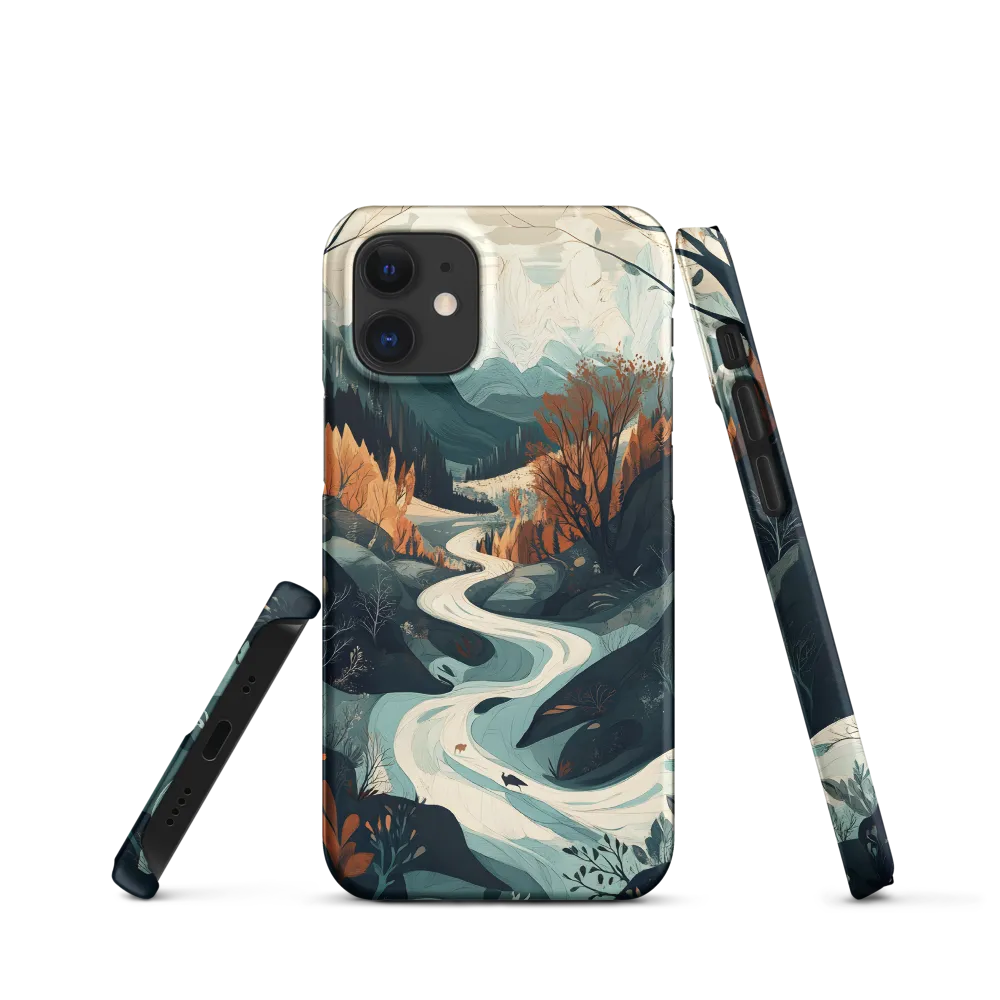 Winding Serenity: A Digital Landscape