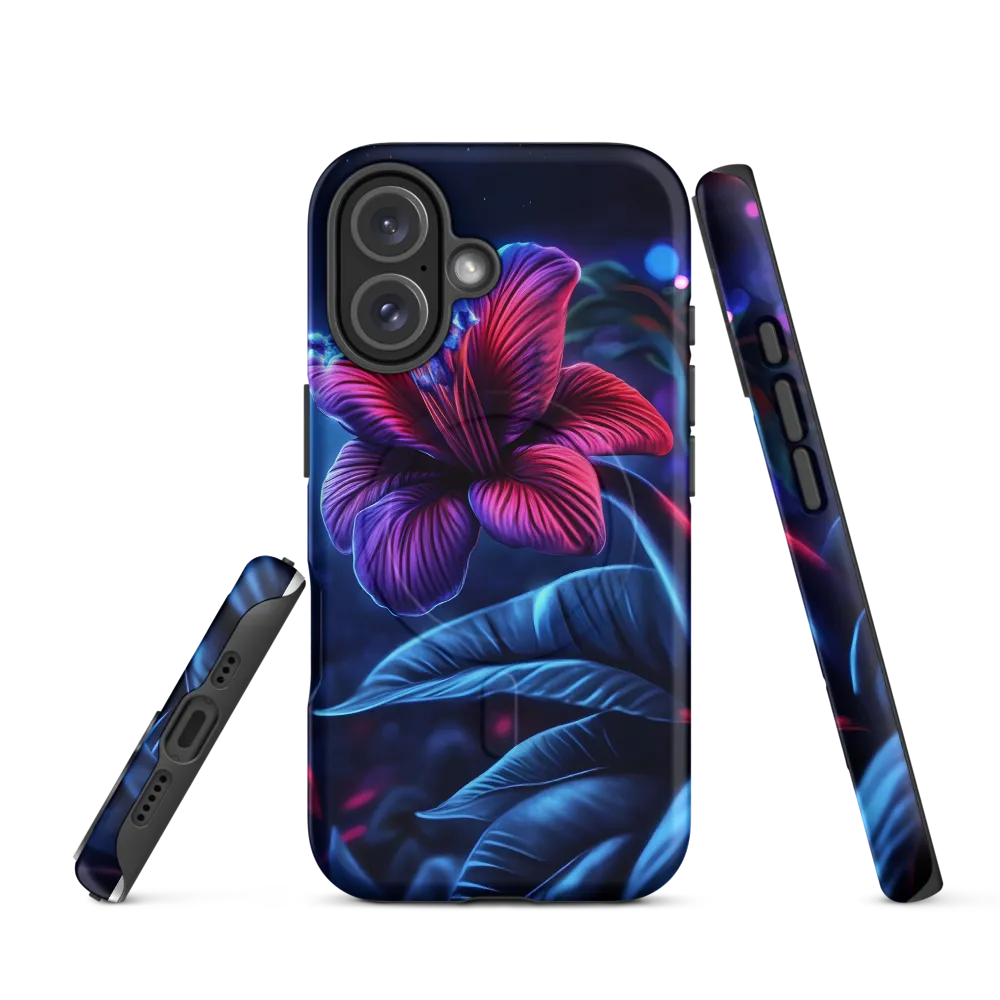 Illuminated Serenity: The Surreal Blossom