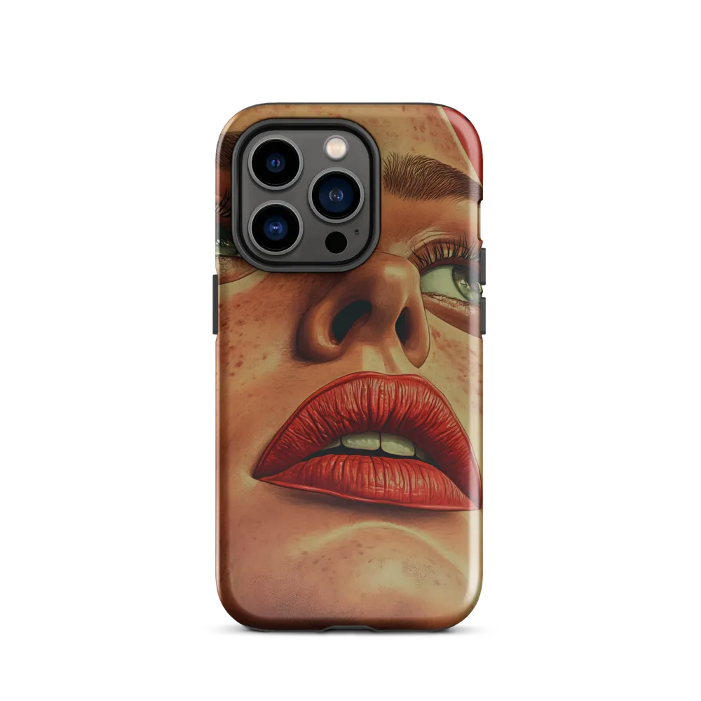 Red Intensity: A Portrait of Elegance