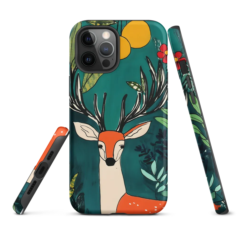 Nature's Embrace: The Majestic Deer | Phone Case |  12 Pro Max | Tough Case | Matte