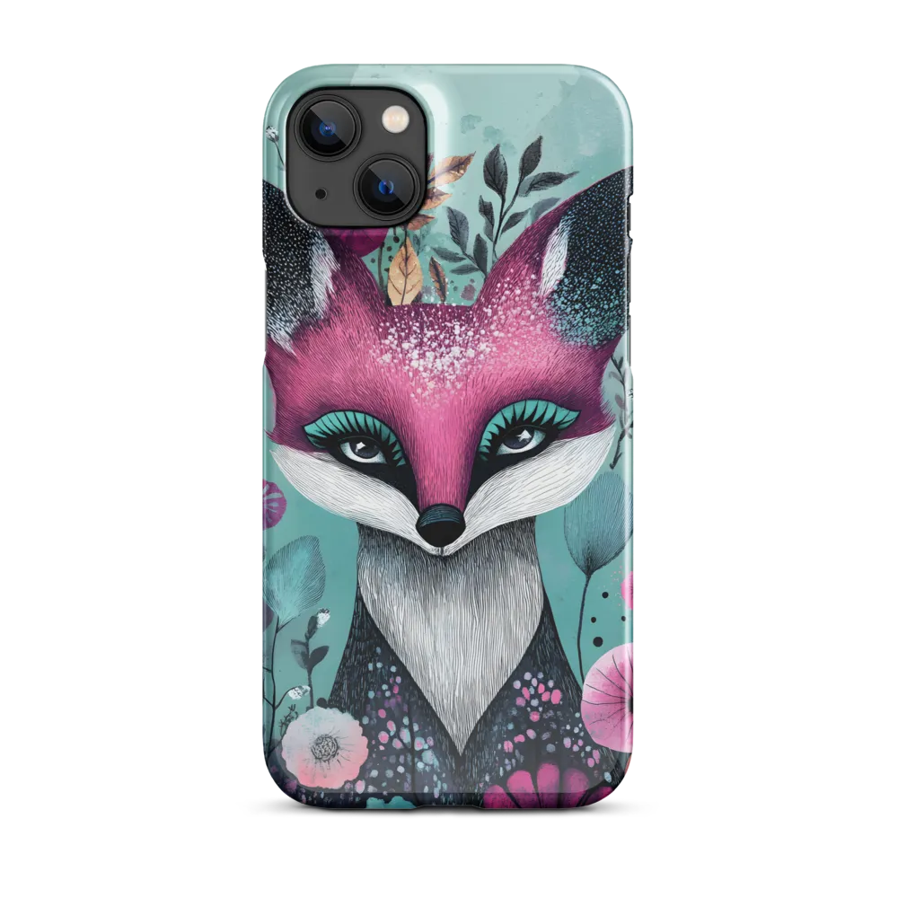 Whimsical Fox Among Blossoms | Phone Case |  14 Plus | Snap Case | Glossy