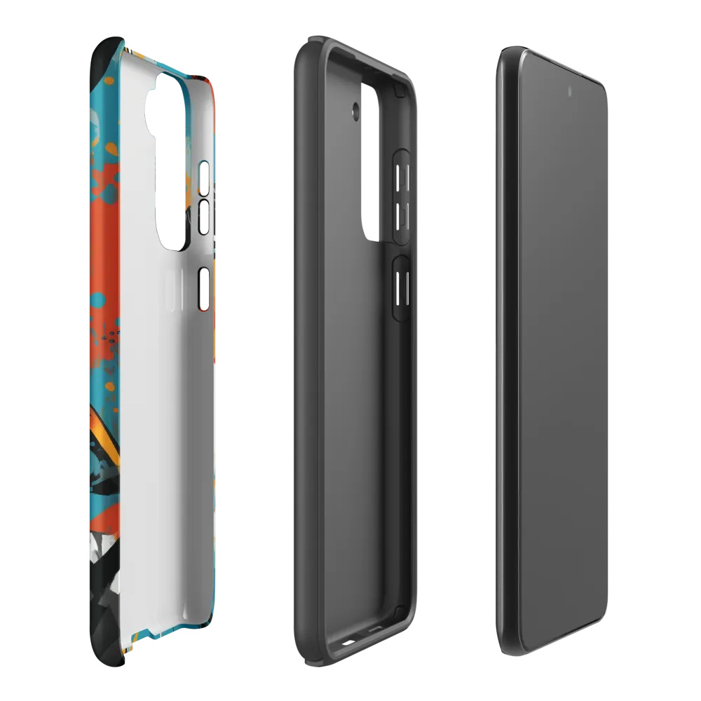 Dynamic Antelope in Vivid Abstract