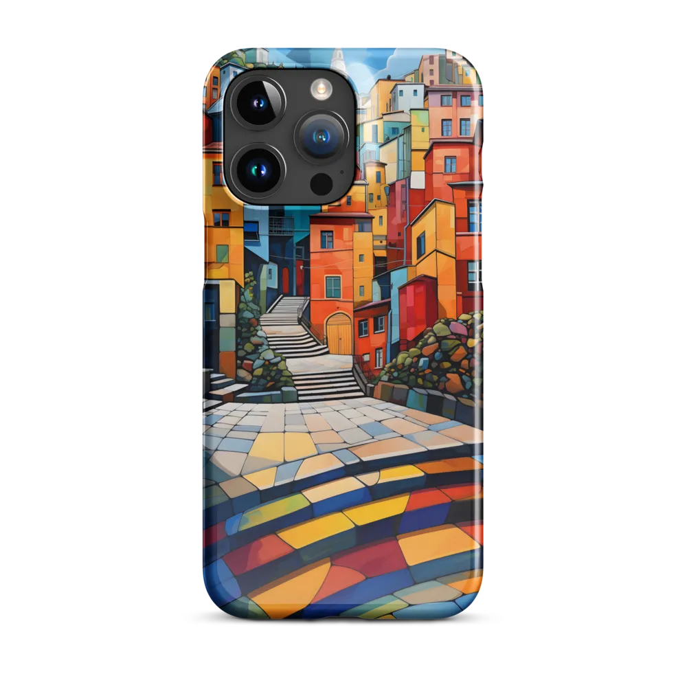 Vibrant Village: A Cubist Journey