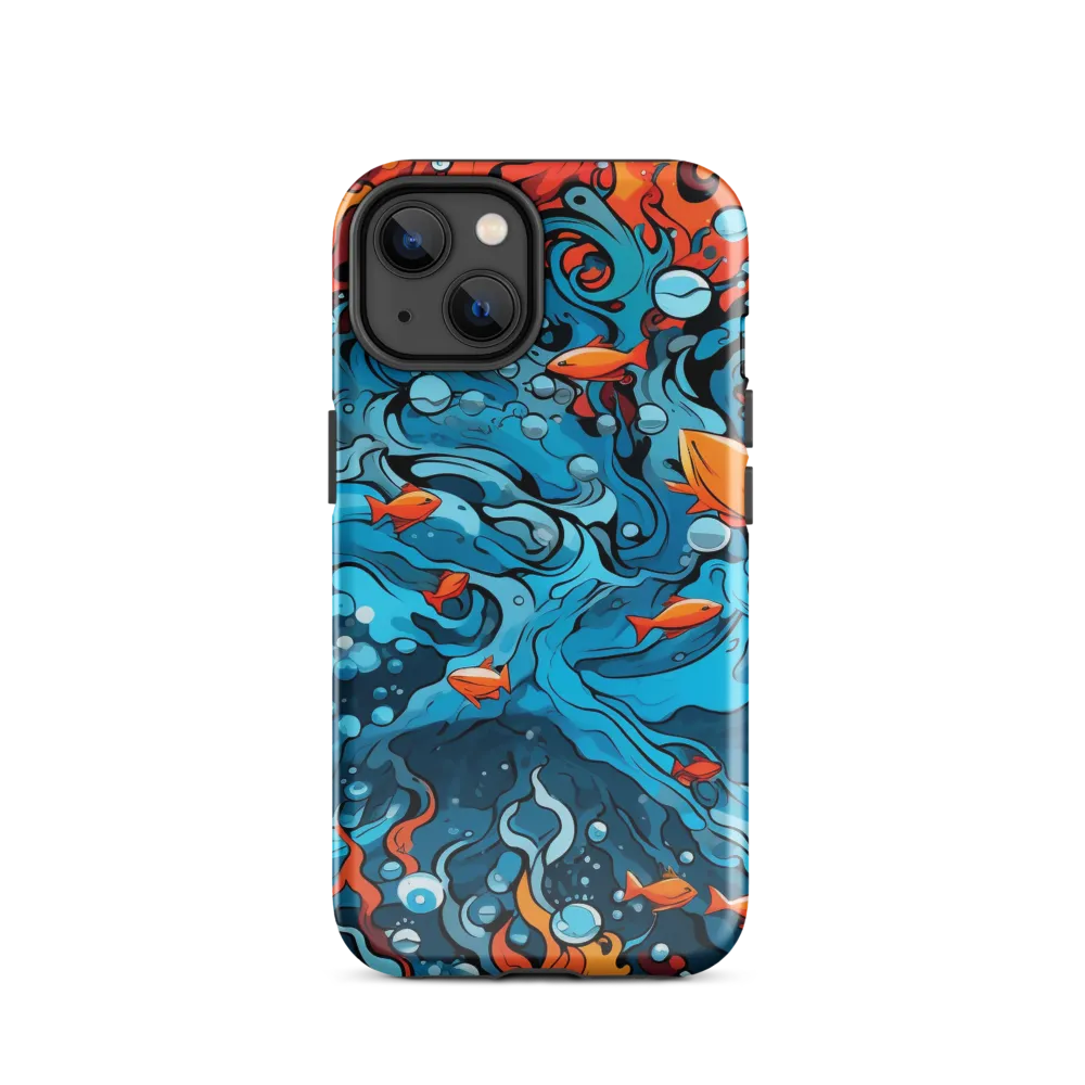 Fluid Harmony: Ocean and Flames