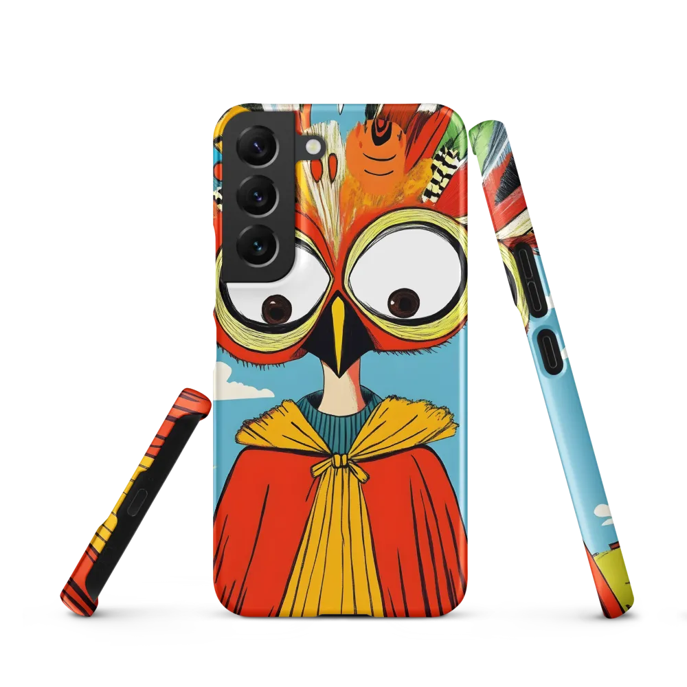 A Whimsical Encounter: The Owl-Human Fusion