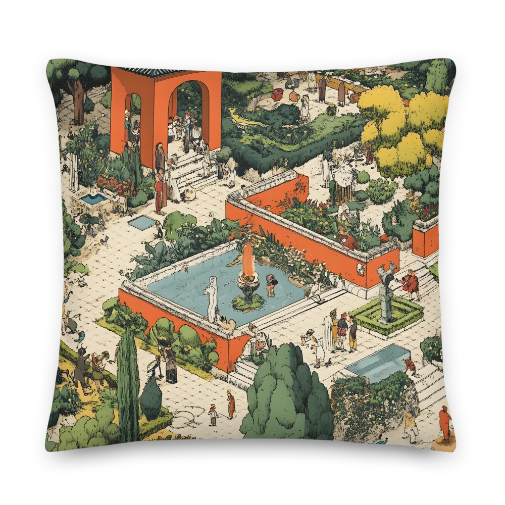 Harmony in the Garden | Pillow | 22″×22″