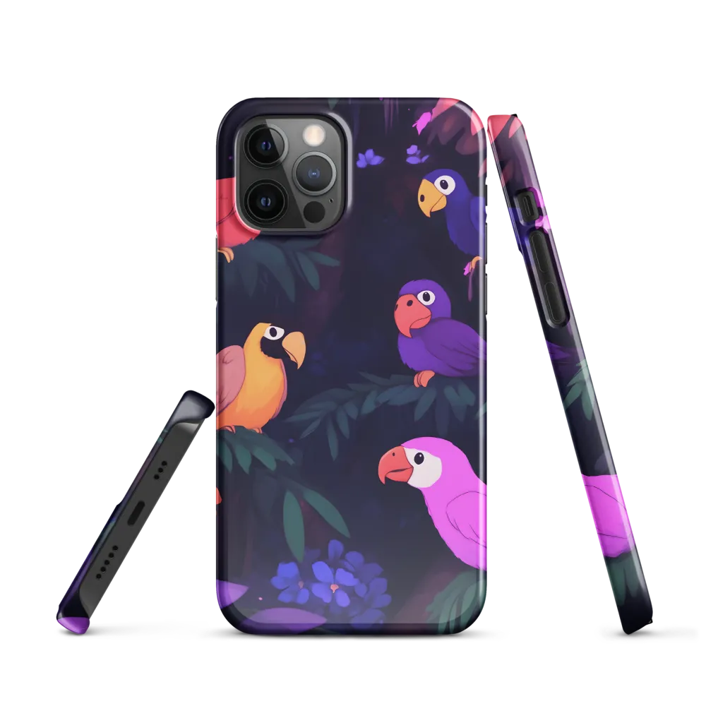 Tropical Parrot Playground | Phone Case |  12 Pro | Snap Case | Glossy