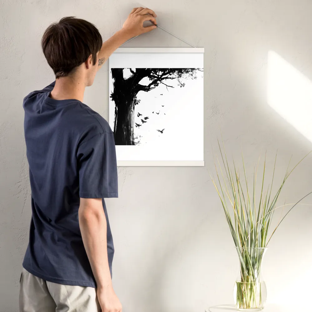Whispers of Nature | Poster With White Wood Hanger | 16″×20″