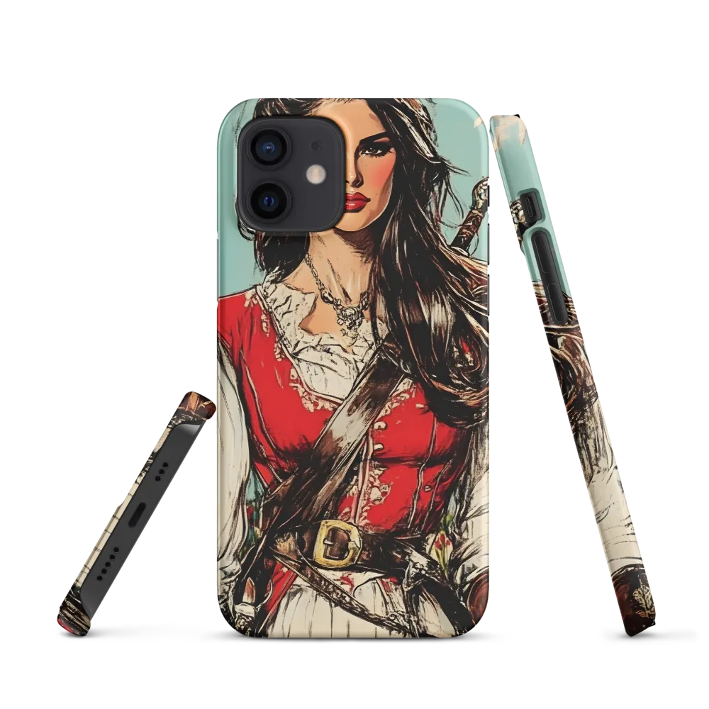 Fearless Pirate Queen | Phone Case |  12 | Snap Case | Matte