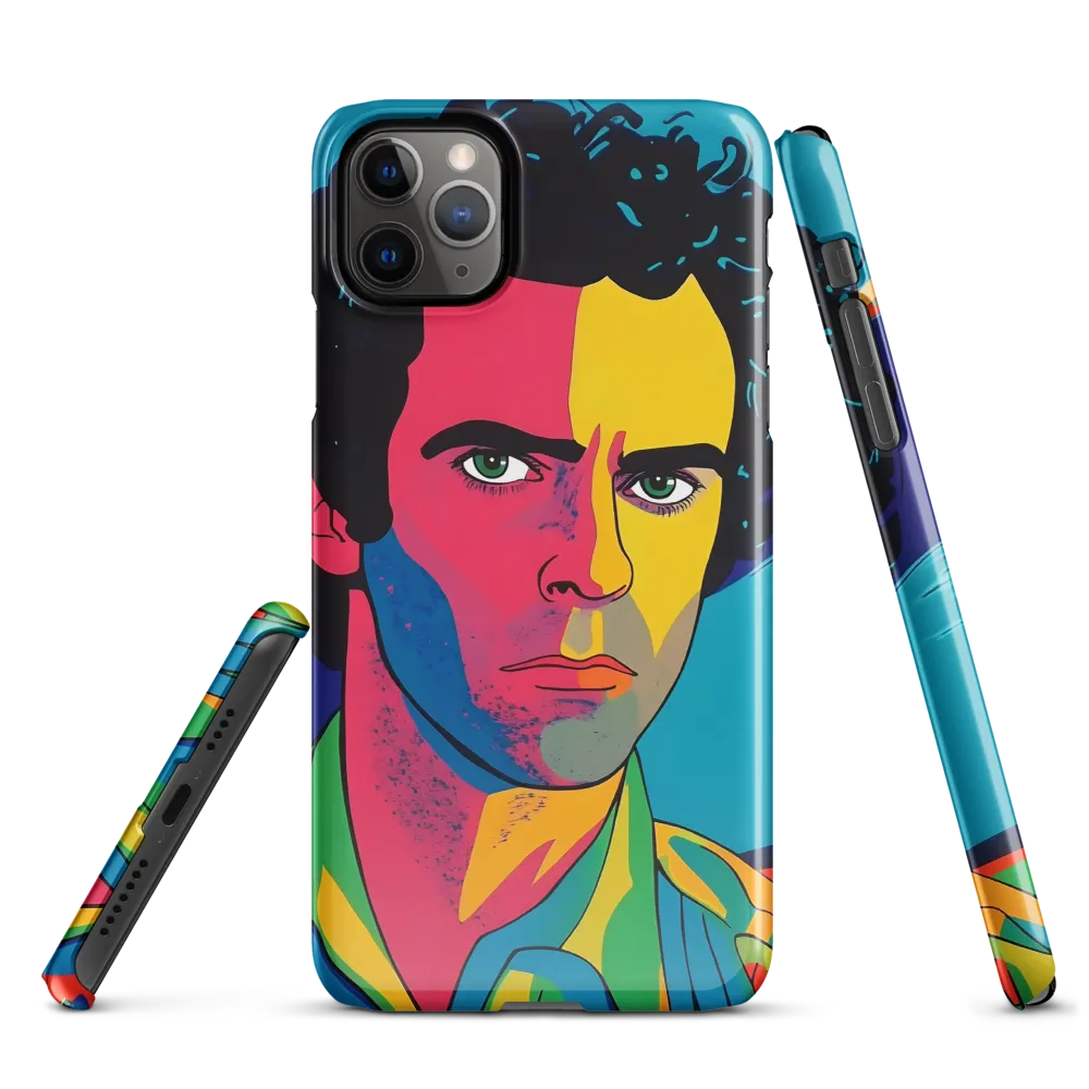 Electric Visage: A Portrait of Vibrance | Phone Case |  11 Pro Max | Snap Case | Glossy