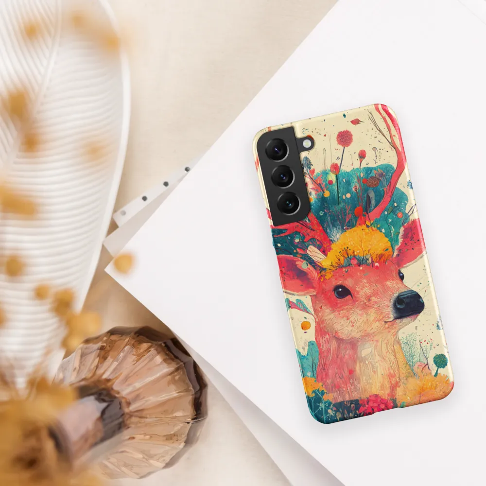 Whimsical Harmony: A Deer in Bloom