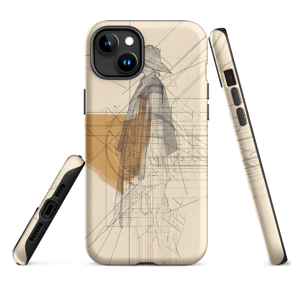 Abstract Profile: A Minimalist Exploration | Phone Case |  15 Plus | MagSafe® Tough Case | Matte