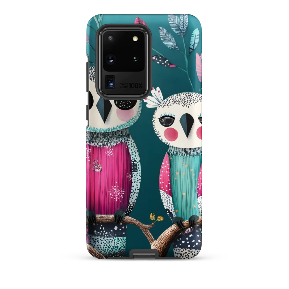 Whimsical Duo: A Celebration of Nature and Color