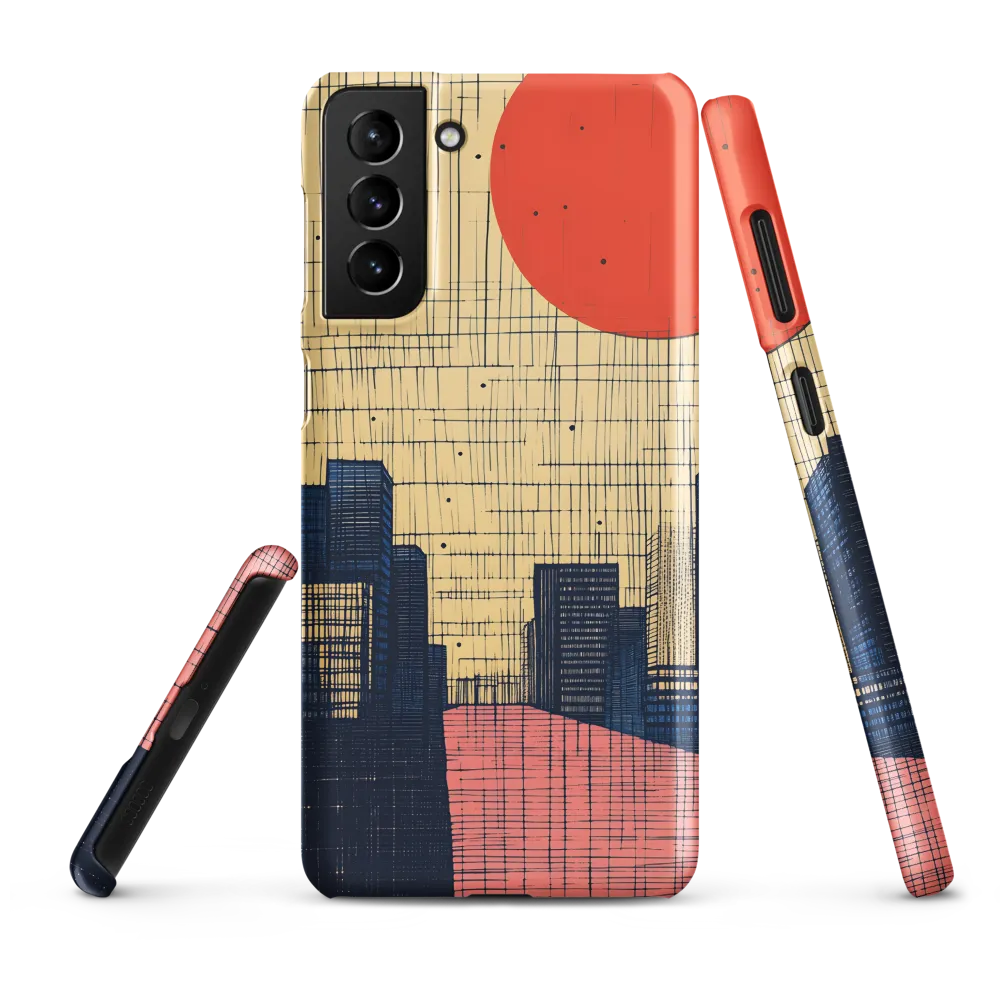 Urban Echoes: A Minimalist Cityscape